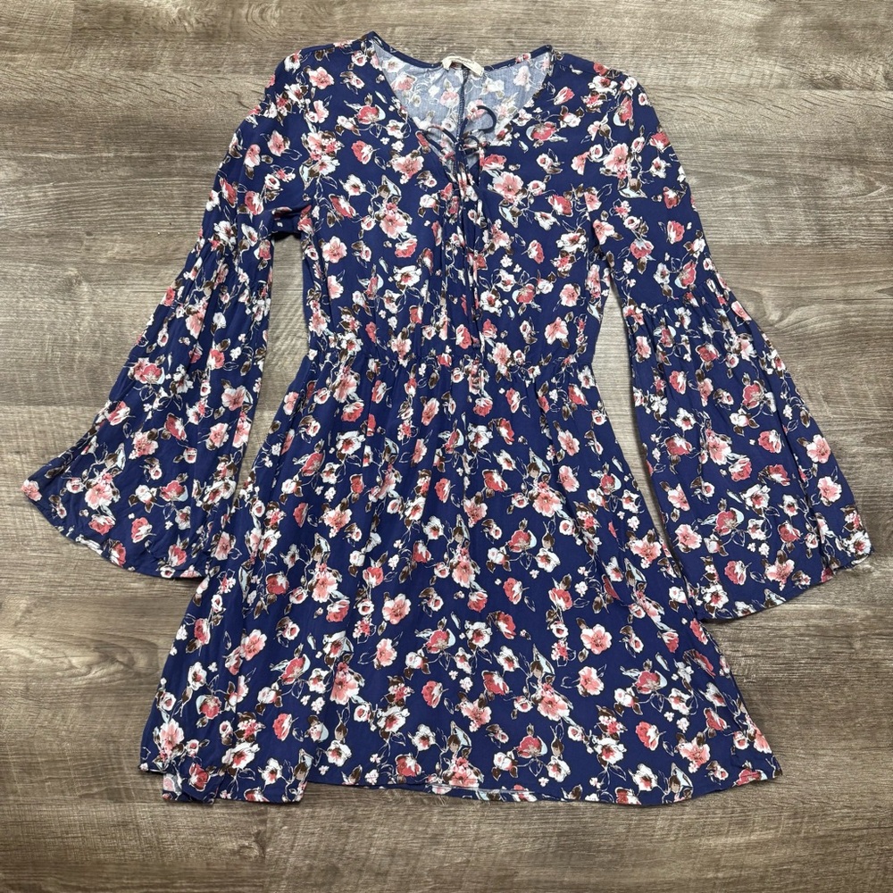 Freebird Long Sleeve Floral Dress Size Small